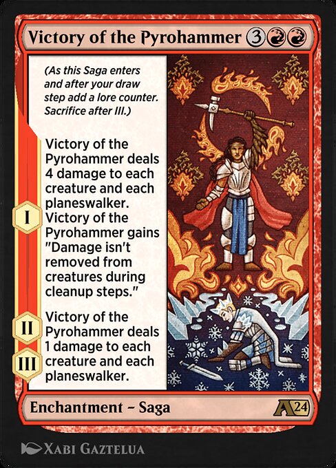 Victory of the Pyrohammer — art by Xabi Gaztelua