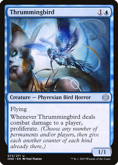 Thrummingbird — art by José Parodi