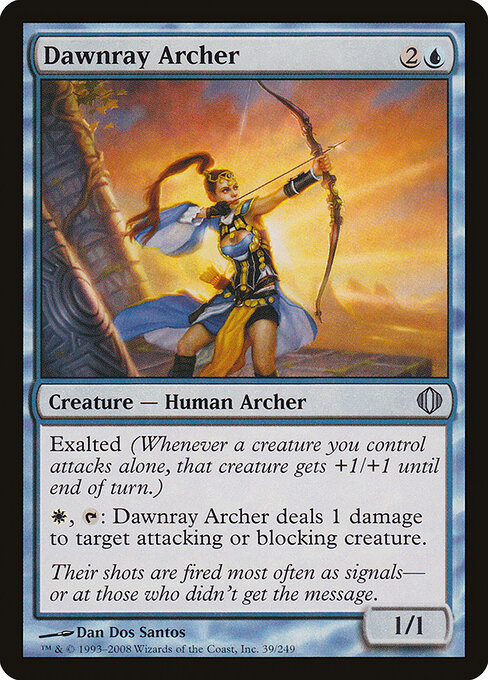 Dawnray Archer — art by Dan Dos Santos