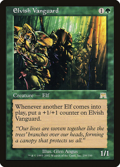Elvish Vanguard — art by Glen Angus