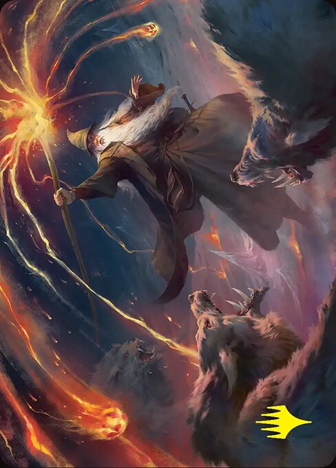 Gandalf, Shadow's Foe // Gandalf, Shadow's Foe — art by Alexander Mokhov