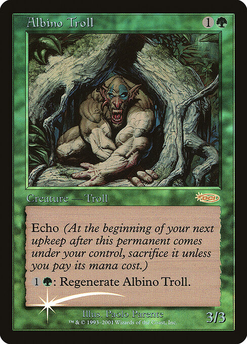 Albino Troll — art by Paolo Parente
