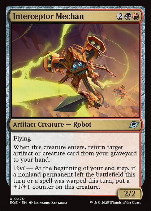 Interceptor Mechan — art by Leonardo Santanna