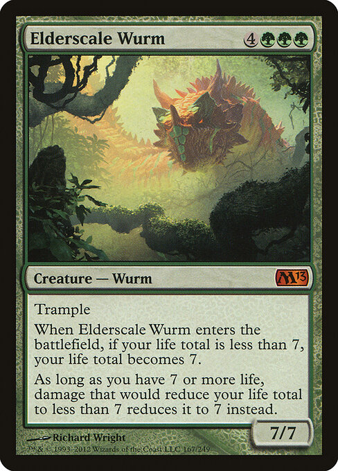 Elderscale Wurm — art by Richard Wright