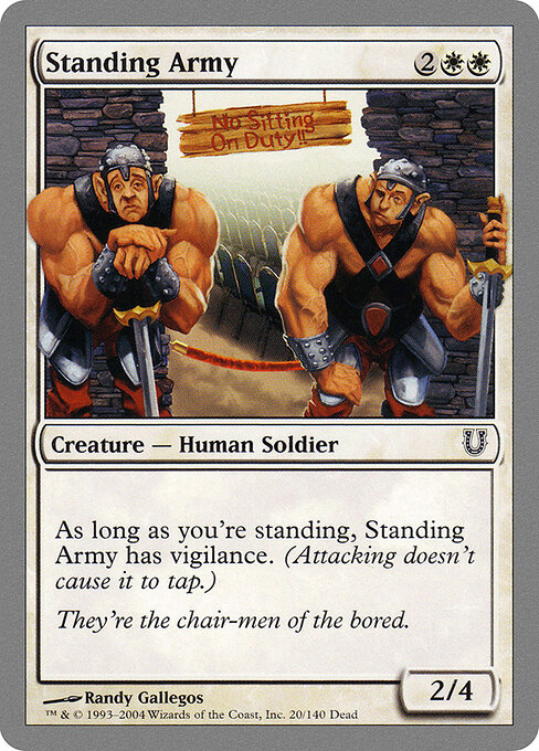 Standing Army — art by Randy Gallegos