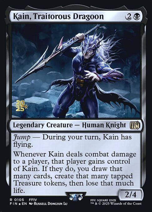 Kain, Traitorous Dragoon — art by Russell Dongjun Lu