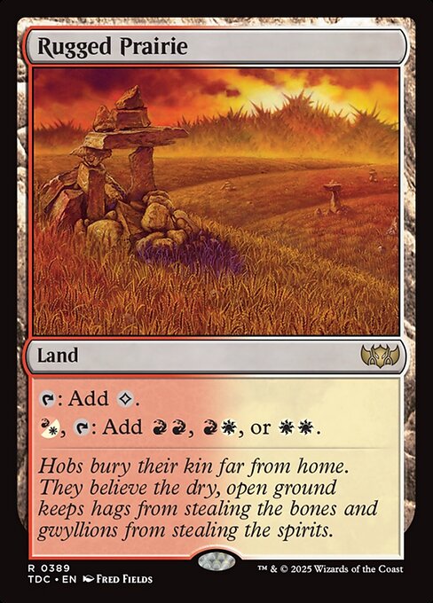 Rugged Prairie — art by Fred Fields