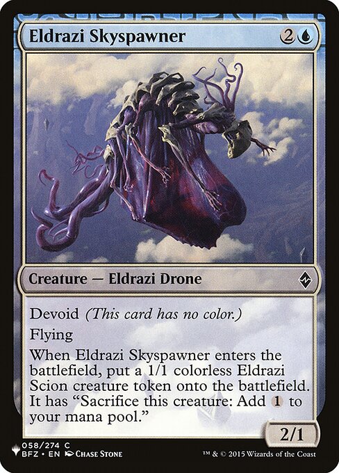 Eldrazi Skyspawner — art by Chase Stone