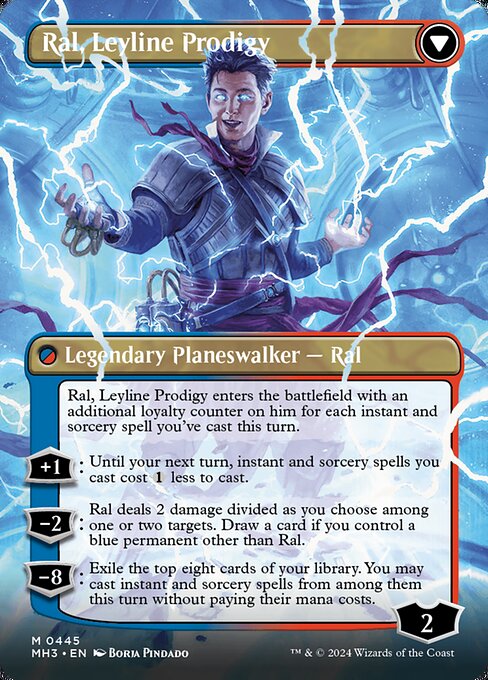 Ral, Monsoon Mage // Ral, Leyline Prodigy — art by Borja Pindado