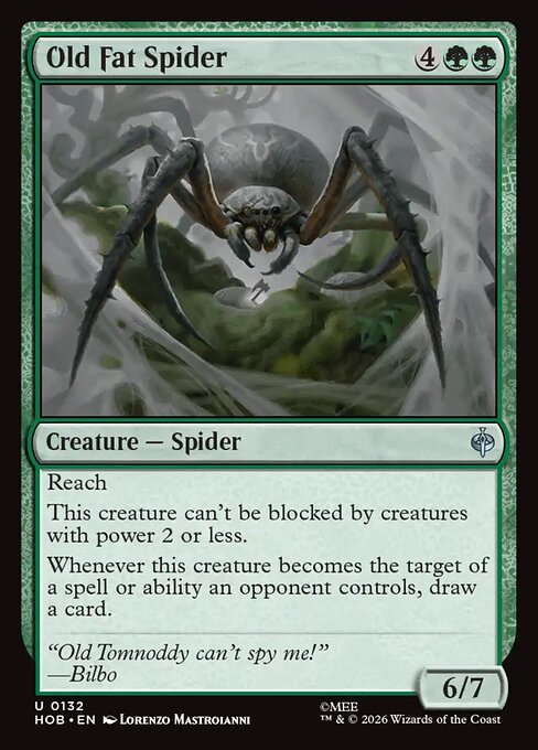 Old Fat Spider — art by Lorenzo Mastroianni