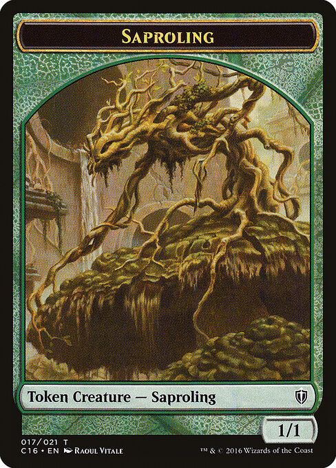 Saproling — art by Raoul Vitale