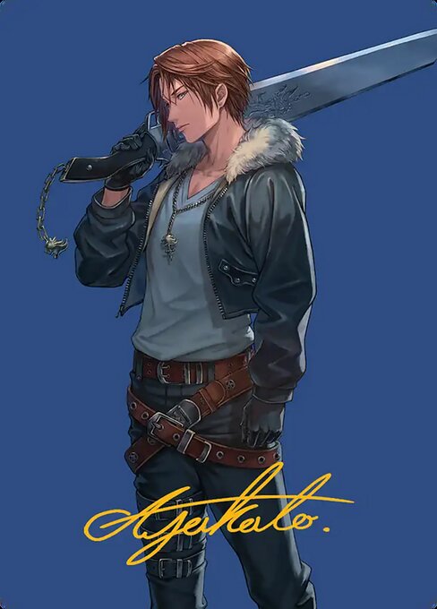 Squall, SeeD Mercenary // Squall, SeeD Mercenary — art by Kato Ayaka