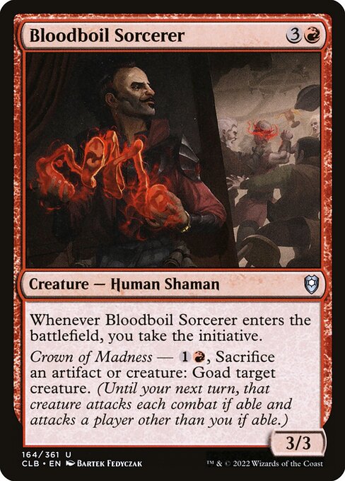 Bloodboil Sorcerer — art by Bartek Fedyczak