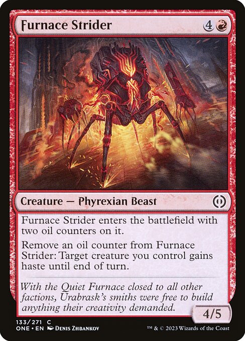 Furnace Strider — art by Denis Zhbankov