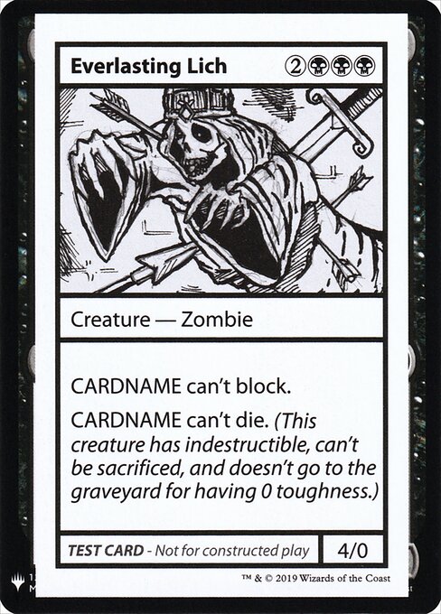 Everlasting Lich — art by Aaron Forsythe