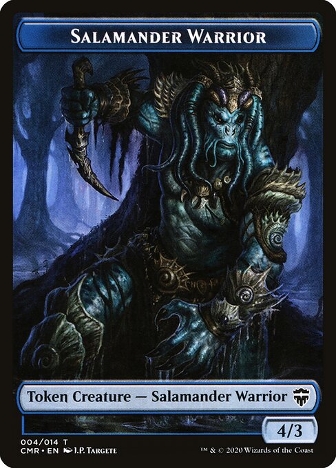 Salamander Warrior — art by J.P. Targete