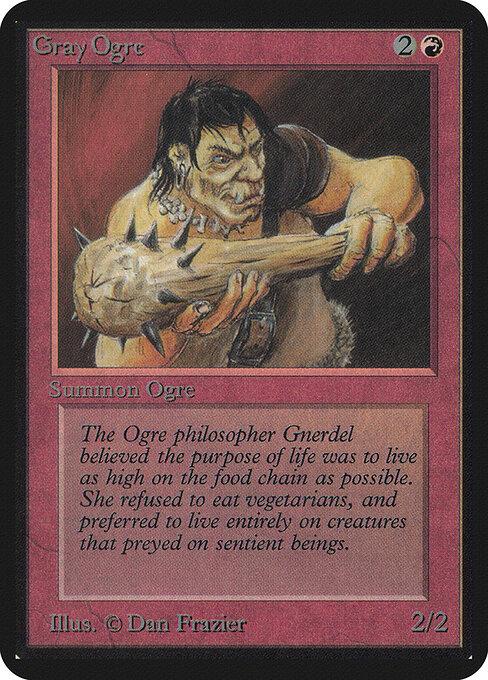 Gray Ogre — art by Dan Frazier