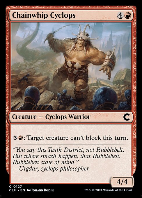 Chainwhip Cyclops — art by Johann Bodin