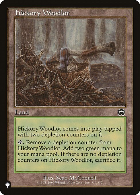Hickory Woodlot — art by Sean McConnell