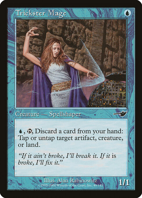 Trickster Mage — art by Alan Rabinowitz