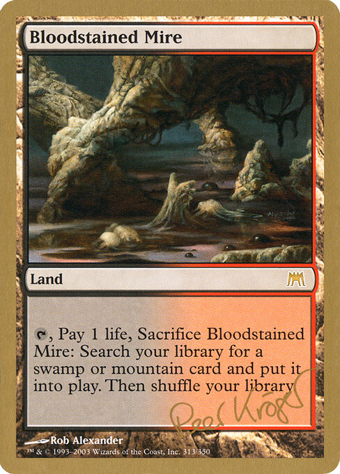 Bloodstained Mire — art by Rob Alexander