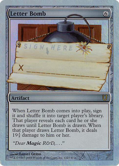 Letter Bomb — art by Daniel Gelon