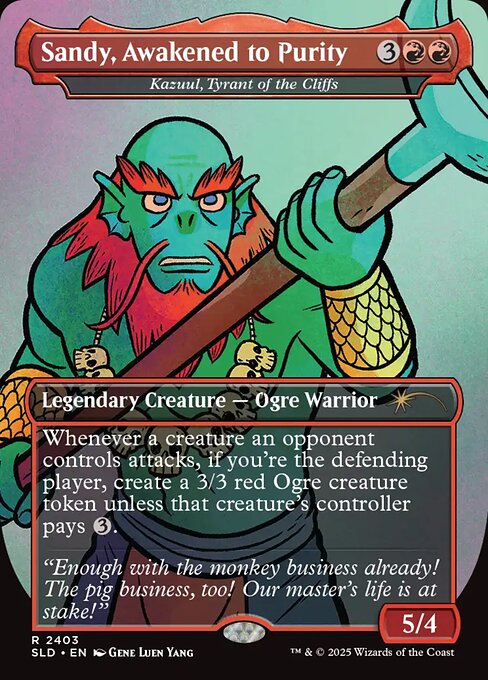 Kazuul, Tyrant of the Cliffs — art by Gene Luen Yang