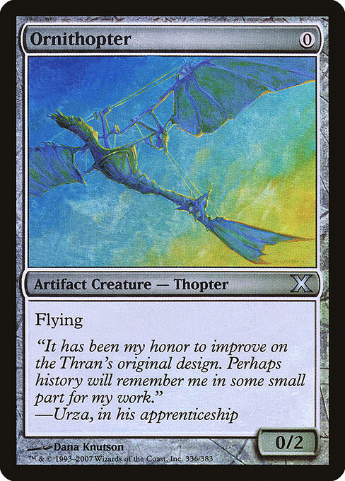 Ornithopter — art by Dana Knutson