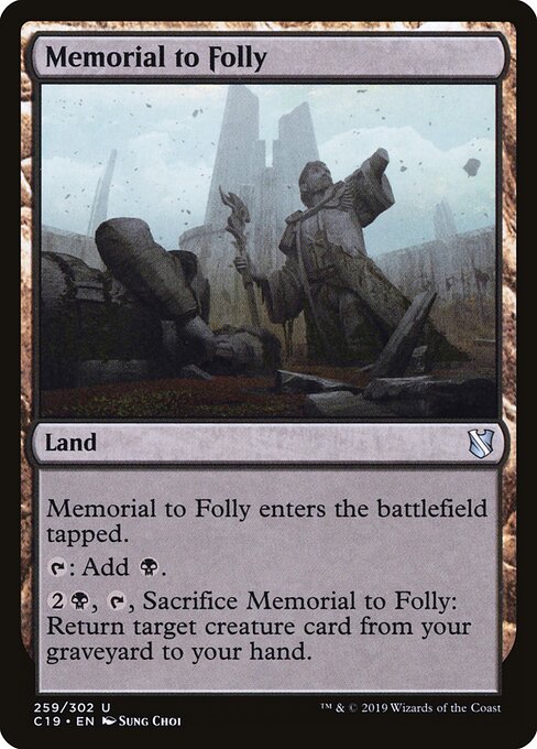 Memorial to Folly — art by Sung Choi