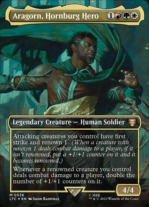 Aragorn, Hornburg Hero — art by Jason Rainville