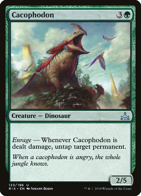 Cacophodon — art by Johann Bodin