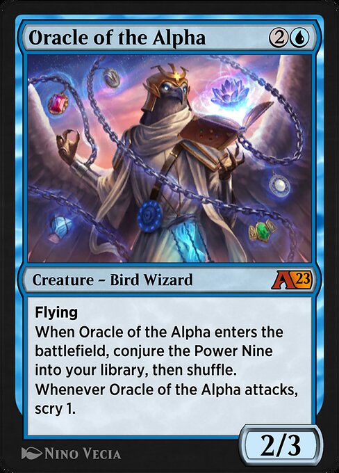 Oracle of the Alpha — art by Nino Vecia