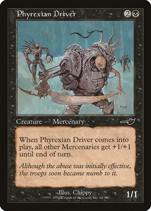 Phyrexian Driver — art by Chippy