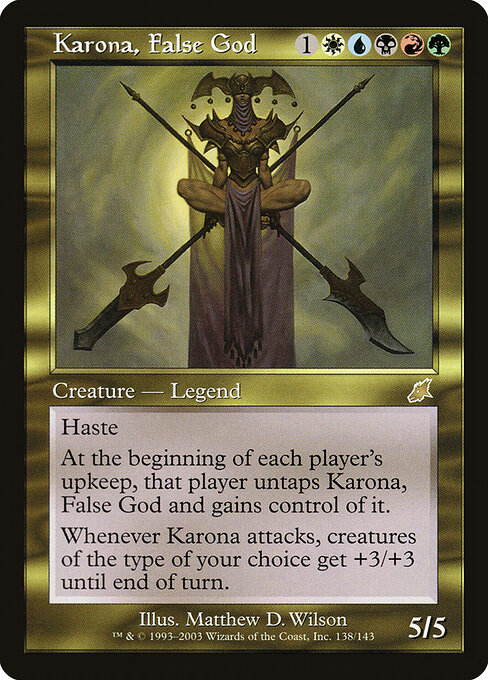 Karona, False God — art by Matthew D. Wilson