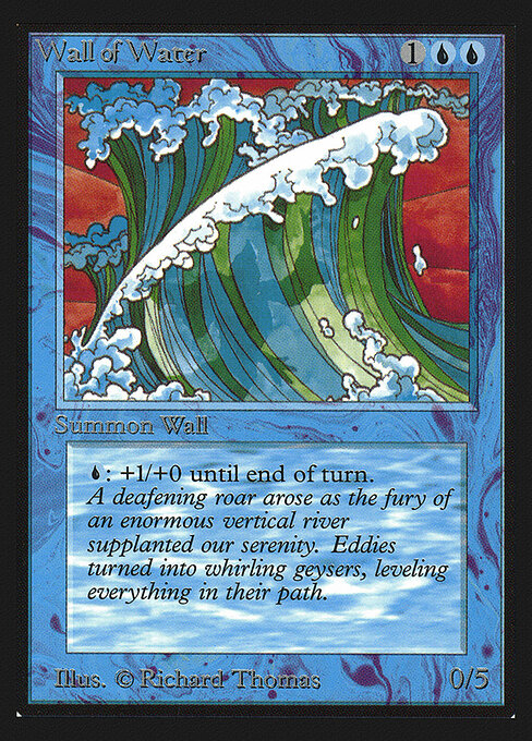 Wall of Water — art by Richard Thomas