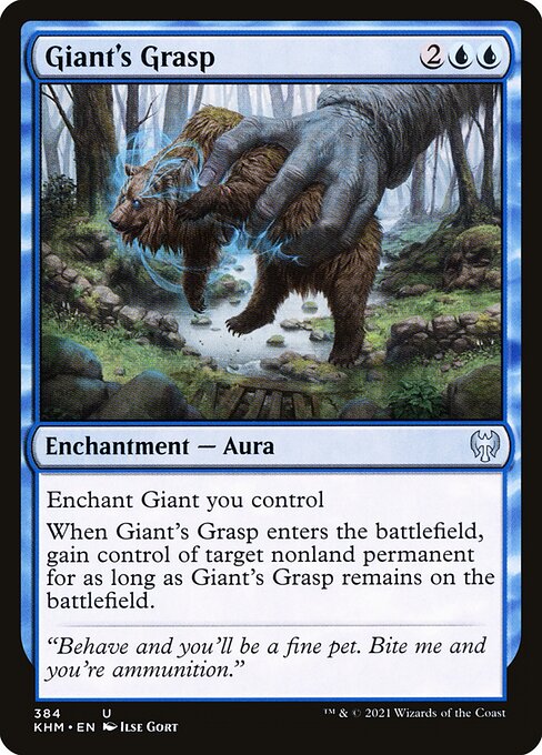 Giant's Grasp — art by Ilse Gort