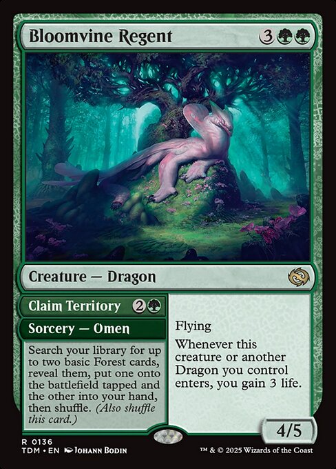 Bloomvine Regent // Claim Territory — art by Johann Bodin