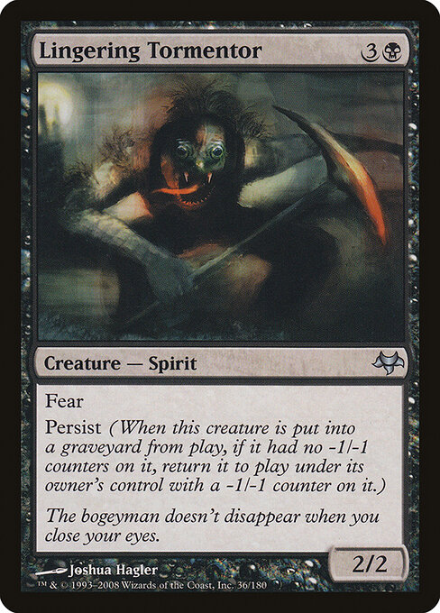Lingering Tormentor — art by Joshua Hagler