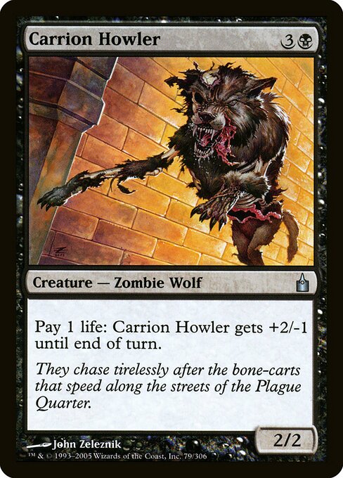 Carrion Howler — art by John Zeleznik
