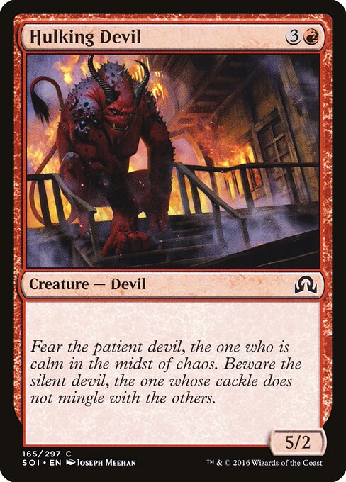Hulking Devil — art by Joseph Meehan