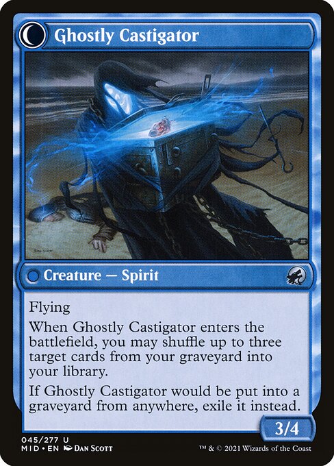 Covetous Castaway // Ghostly Castigator — art by Dan Murayama Scott