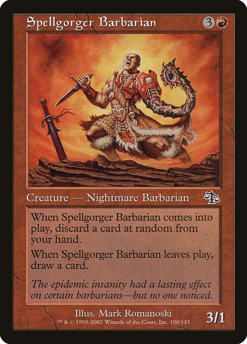 Spellgorger Barbarian — art by Mark Romanoski
