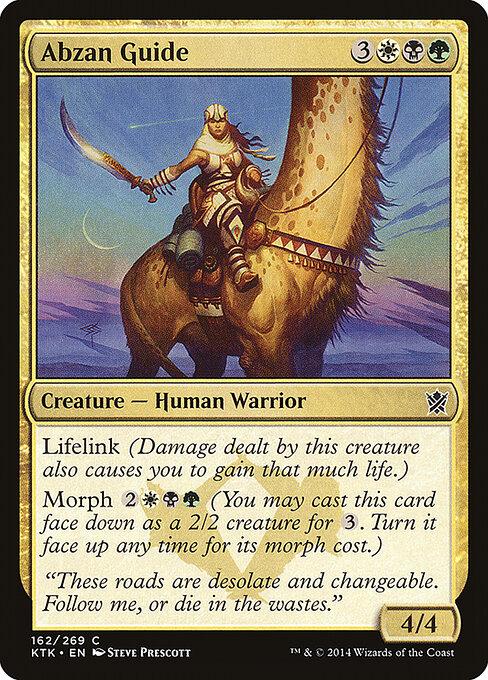 Abzan Guide — art by Steve Prescott