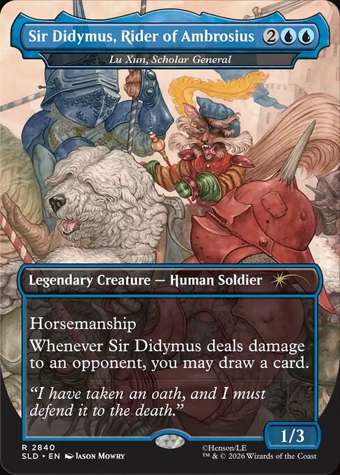 Lu Xun, Scholar General // Lu Xun, Scholar General — art by Jason Mowry
