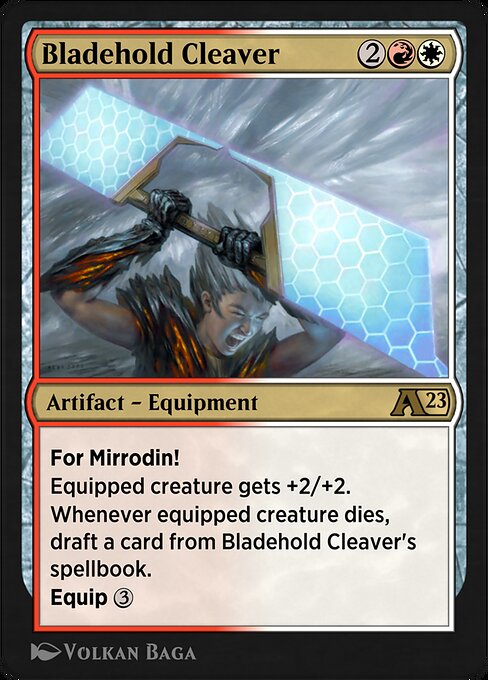 Bladehold Cleaver — art by Volkan Baǵa