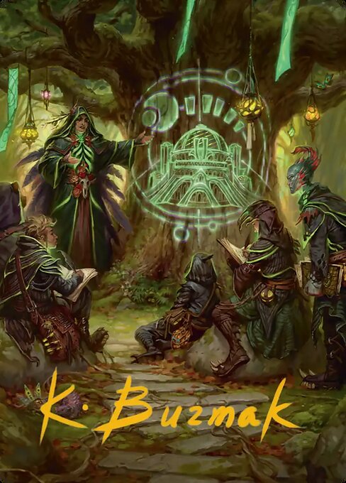 Sylvan Library // Sylvan Library — art by Ekaterina Burmak