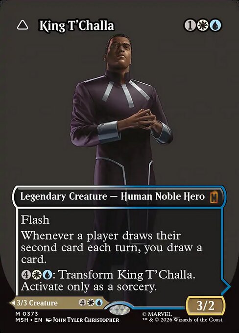 King T'Challa // Black Panther, Hope Enduring — art by John Tyler Christopher