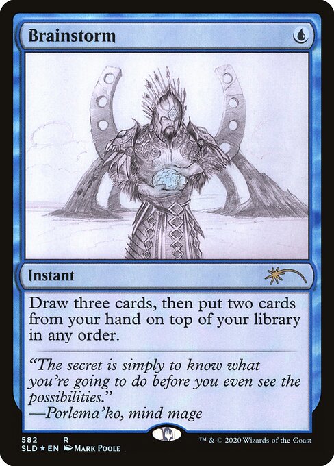 Brainstorm — art by Mark Poole