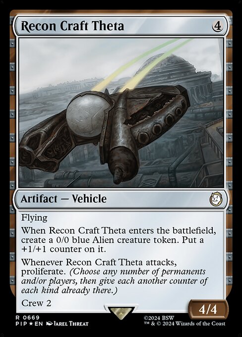 Recon Craft Theta — art by Jarel Threat