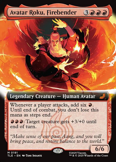 Avatar Roku, Firebender — art by Toni Infante